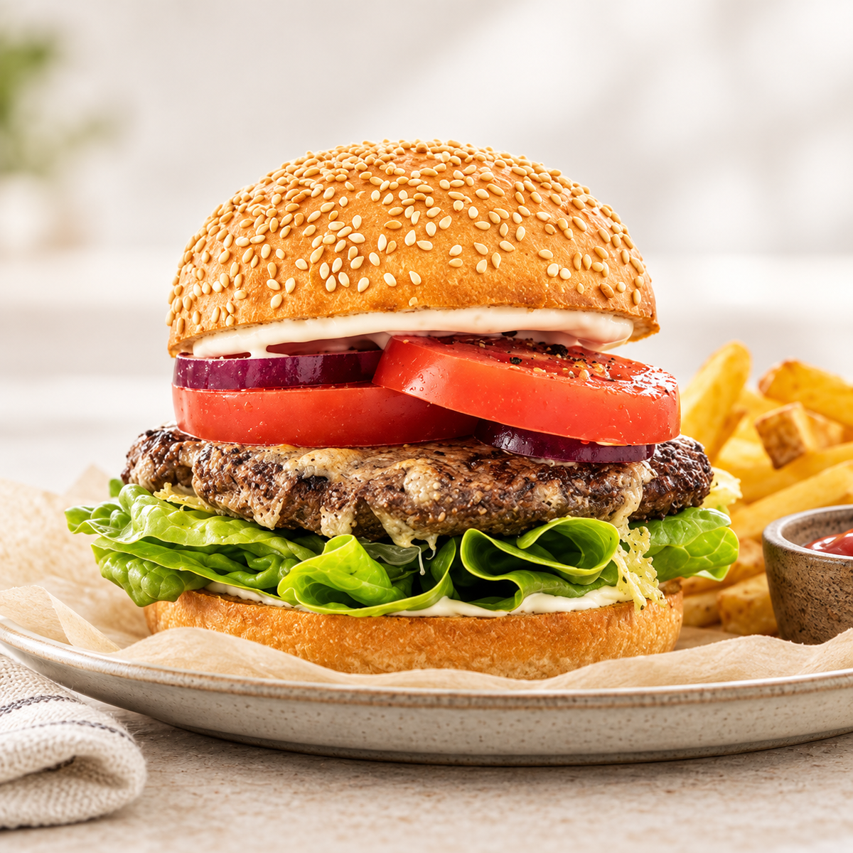 Angel Bay Homestyle Beef Burger Patties - 120g (66 per carton)
