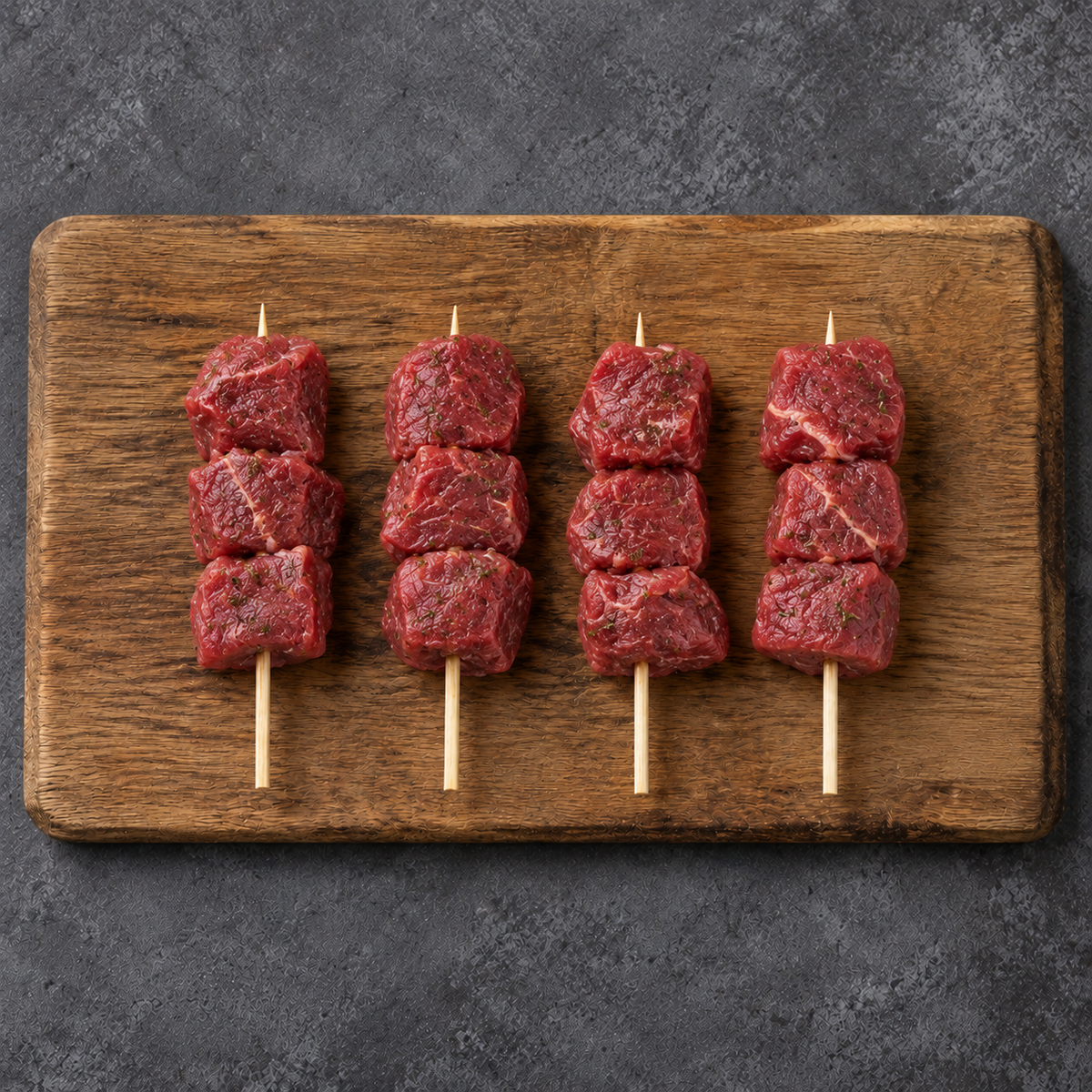 Cocktail Beef Skewers - 65g (48 per carton)