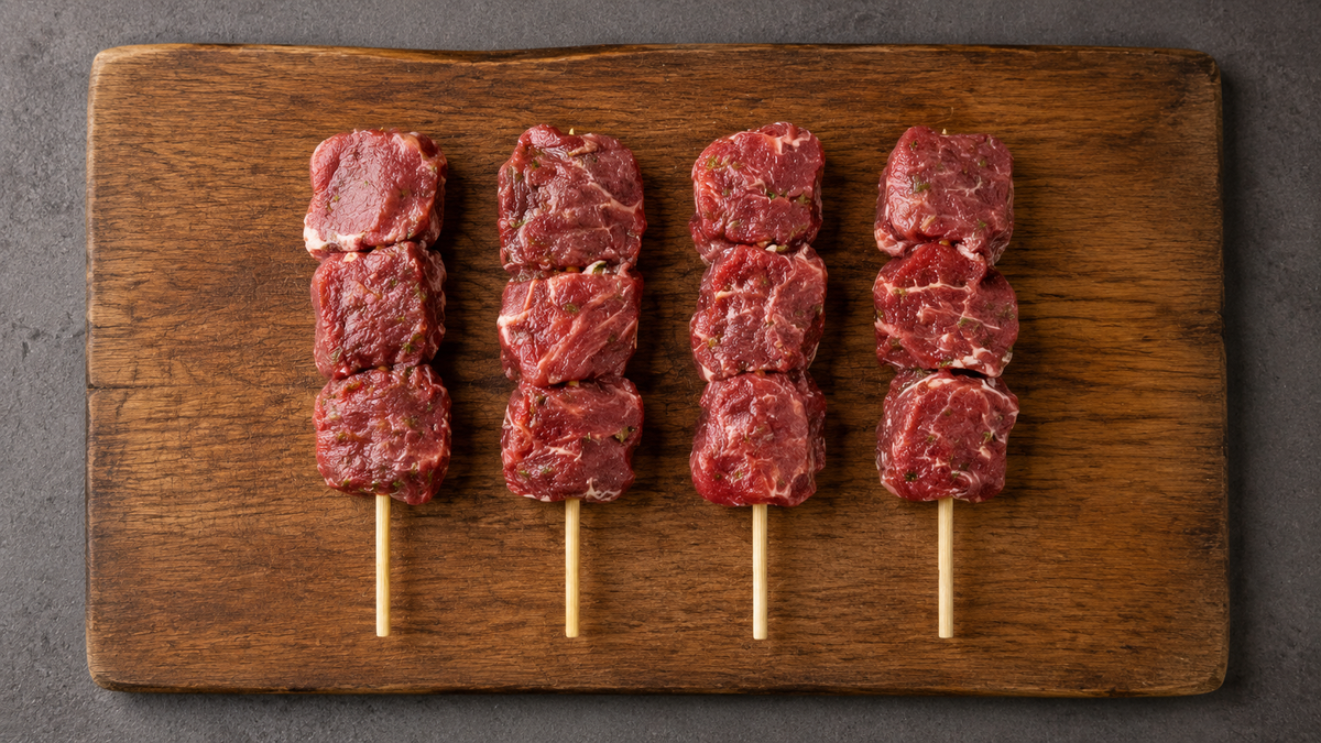 Cocktail Lamb Skewers - 65g (48 per carton)