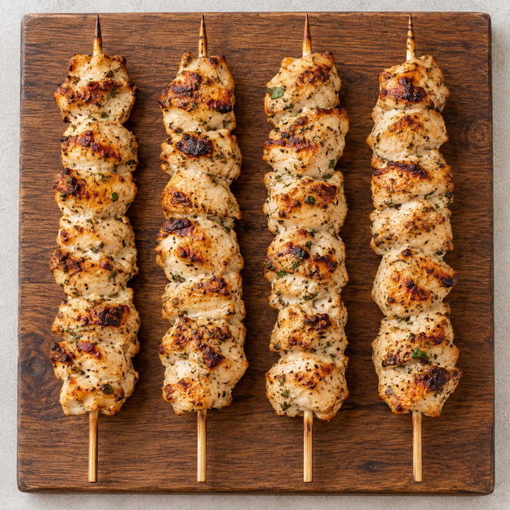 Large Mediterranean Chicken Kebabs - 125g