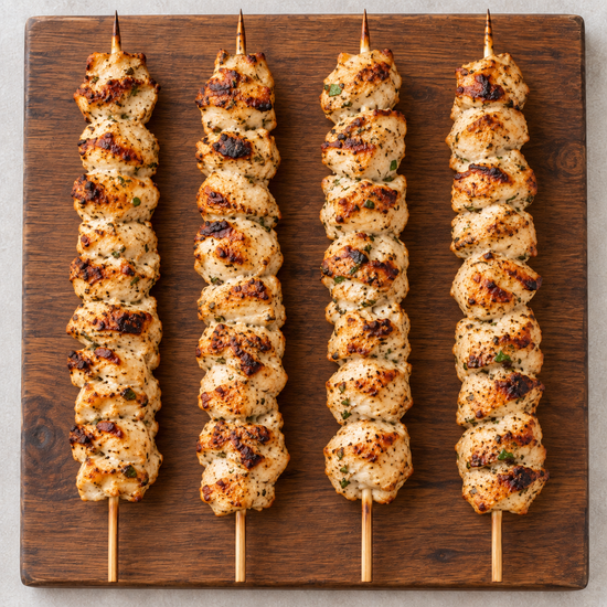 XL Mediterranean Chicken Kebabs - 130g
