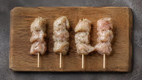 Mediterranean Chicken Cocktail Kebabs - 60g (96 per carton)