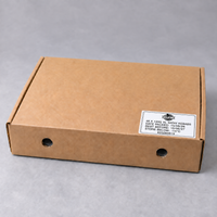 Brown carton labelled 48 × 130g XL Satay chicken kebabs on a light grey background.