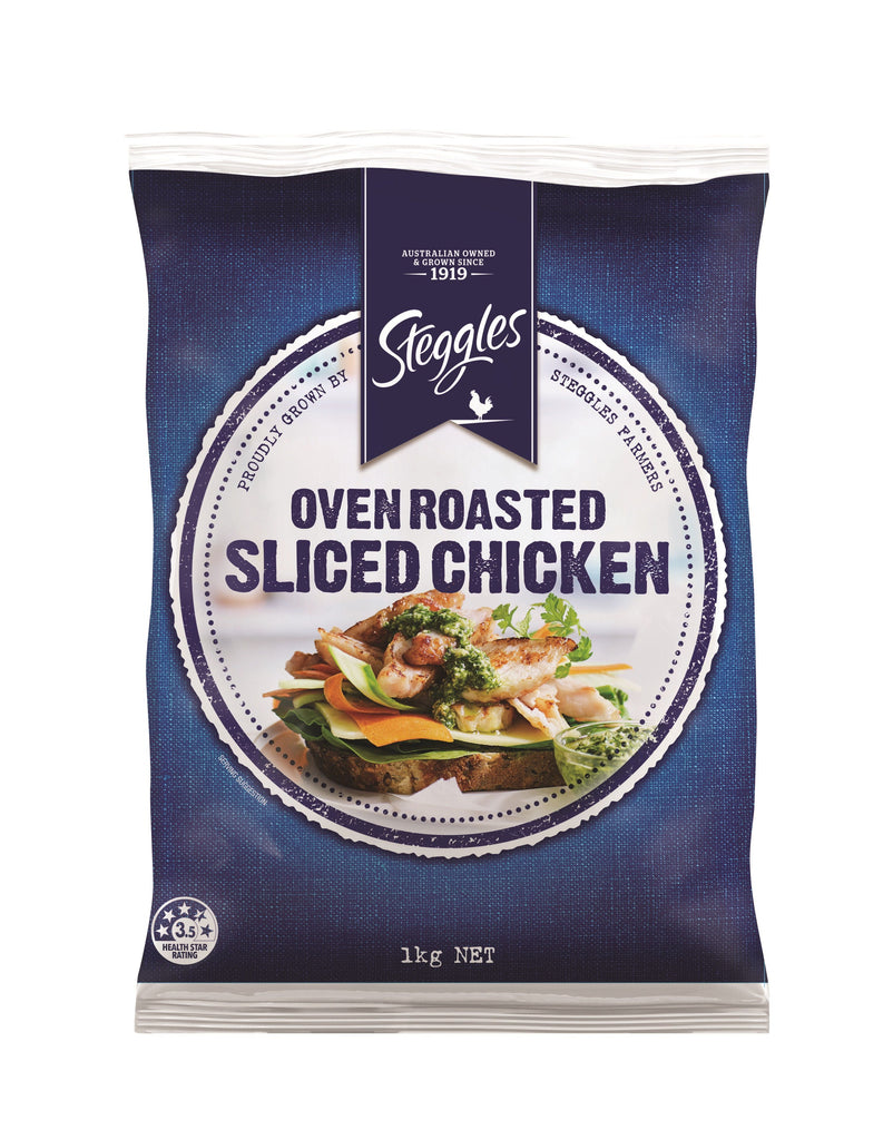 Steggles Sliced Cooked Chicken